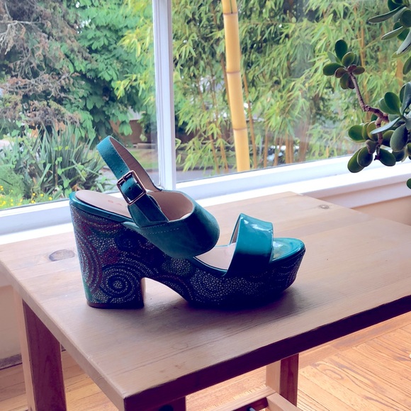 Sacha London | Shoes | Turquoise And 